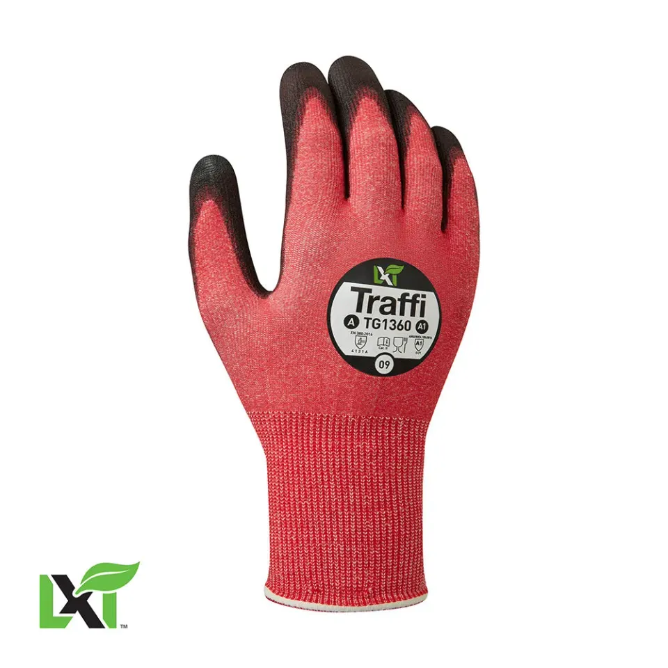 TraffiGlove TG1360 Arbeitshandschuhe Schnittschutz A PU 18G