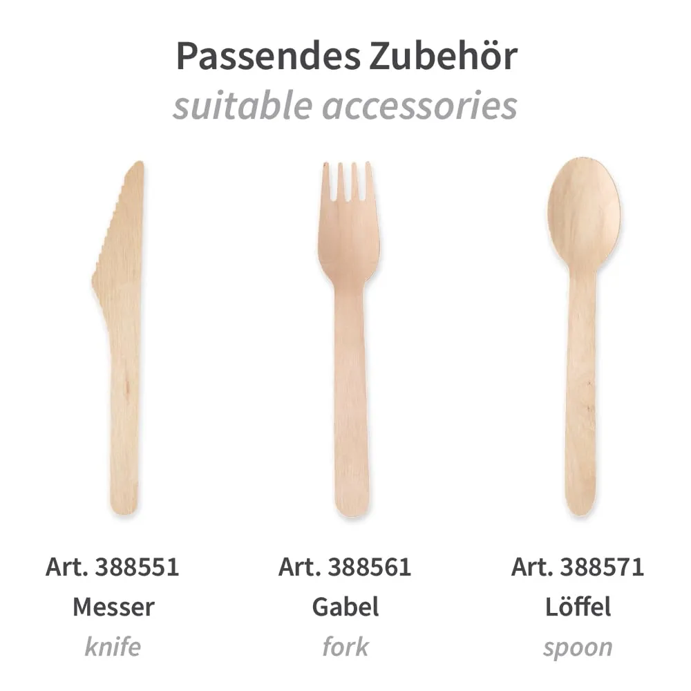 NatureStar Kaffeelöffel Holz 11 cm 1000 Stück