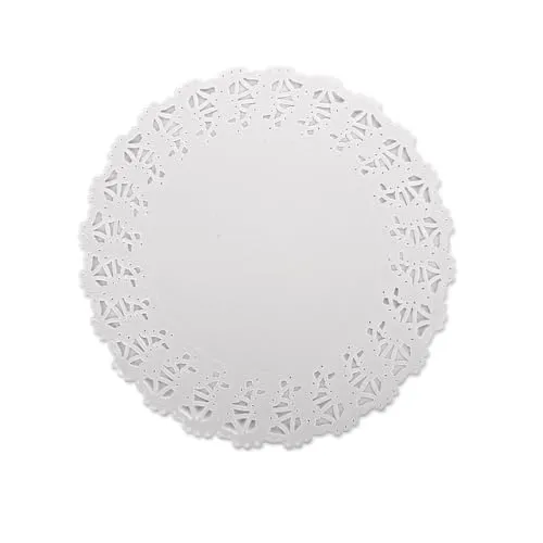 Hygostar Tortenspitzen rund Ø 13 cm hochweiß 2000 Stück Papier