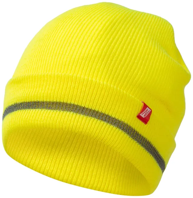 Nitras 730 Kids Wintermütze Warngelb Beanie Thinsulate