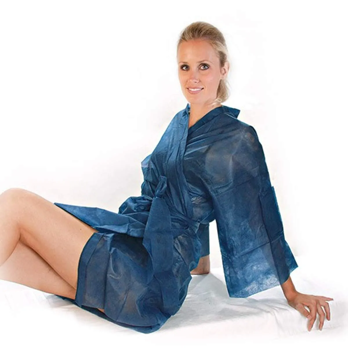 Hygostar Einweg-Kimono PP dunkelblau 100x140cm 100 Stück