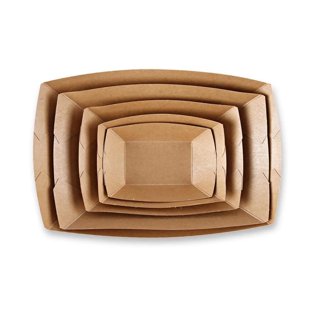 NatureStar Tasty Foodtrays 100ml braun 1000 Stück kompostierbar