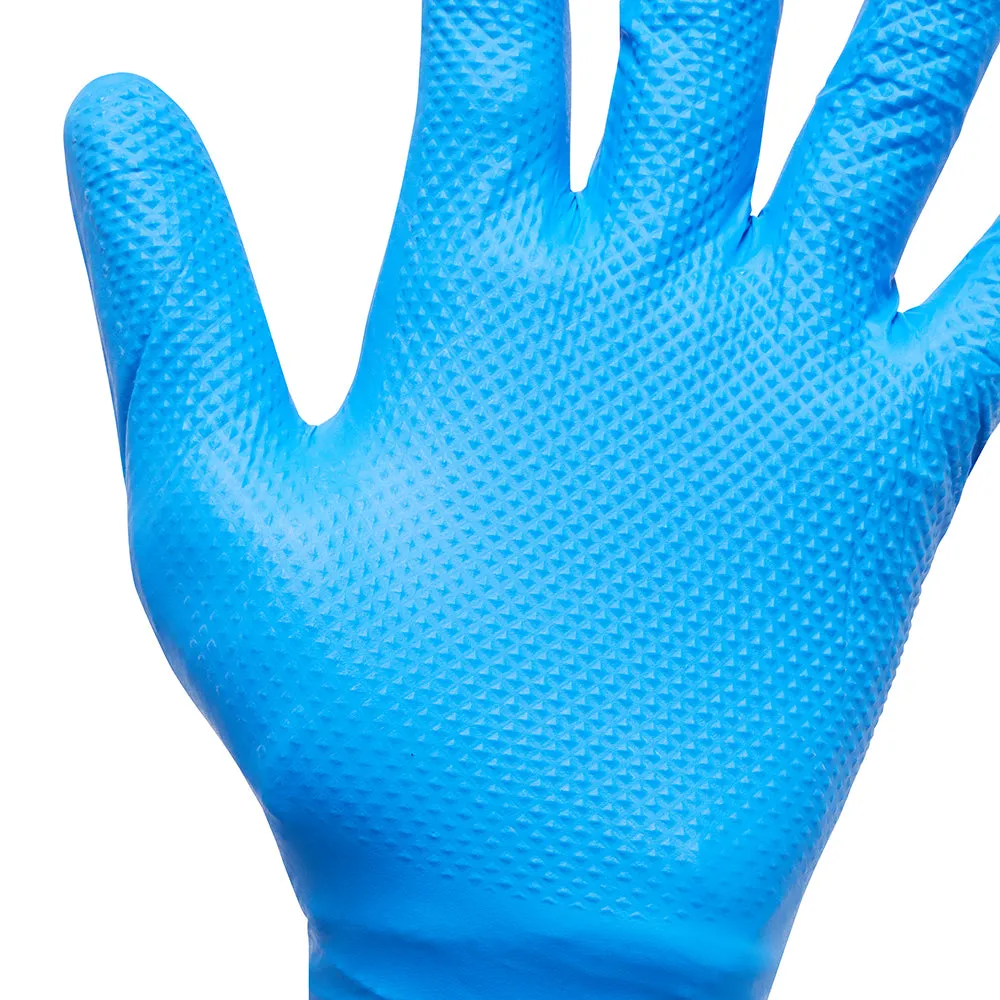 TraffiGlove TD06 X-Dura Einweghandschuhe blau 50 Stk Griff