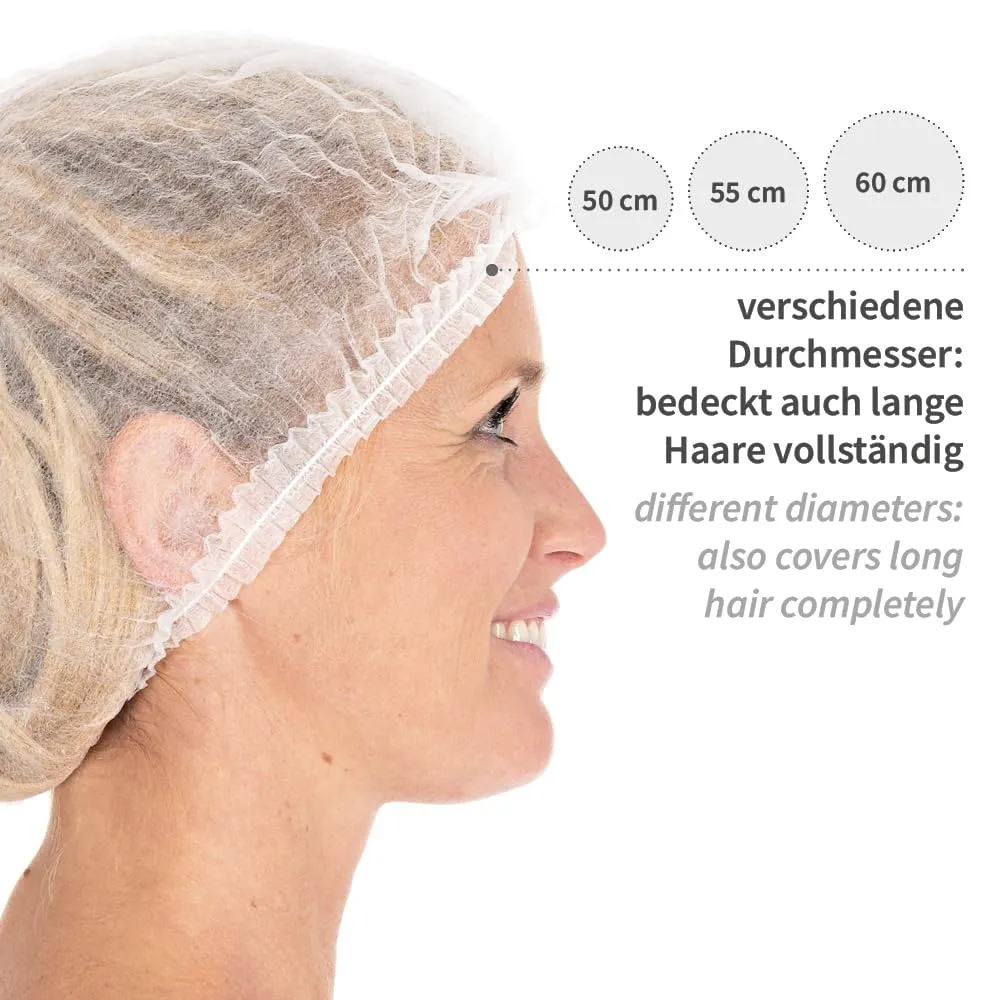 Hygonorm Light Klipphauben weiß Einheitsgröße 1000 St latexfre