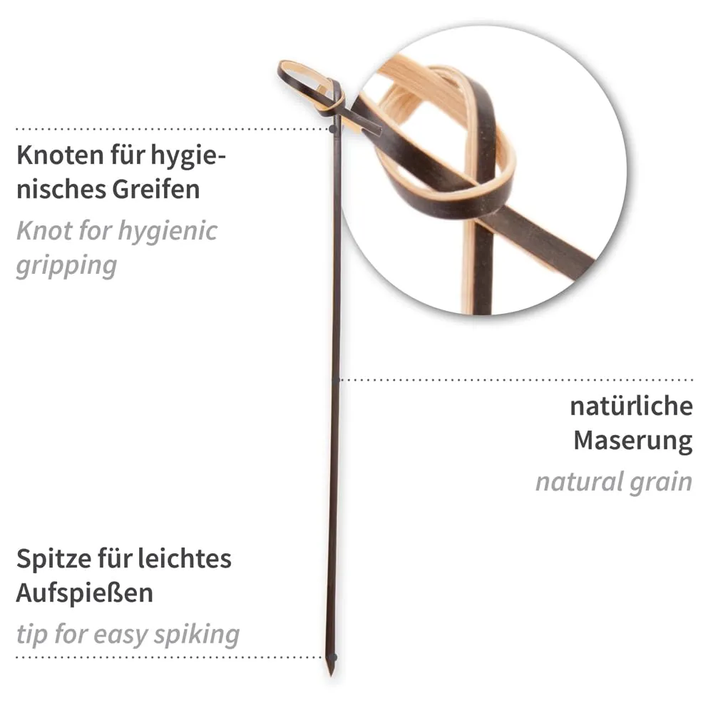 NatureStar Loop Spieße 180mm Bambus natur 10000 Stück