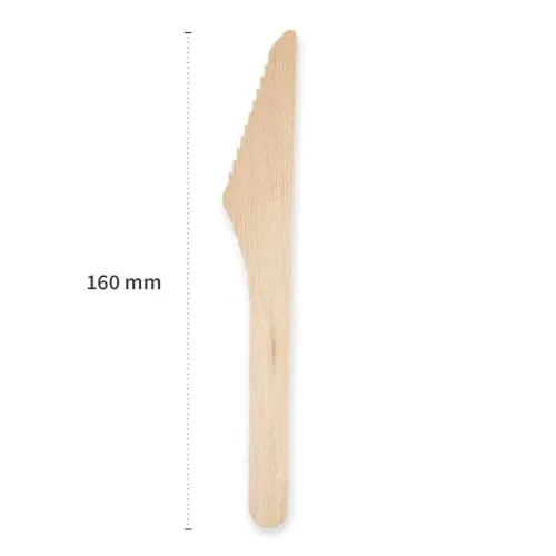 NatureStar Holzmesser 16cm 1000 Stück natur FSC geschliffen