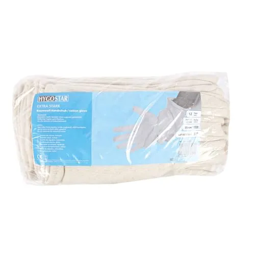 Franz Mensch Hygostar Baumwollhandschuh Extra Strong 600 St natur