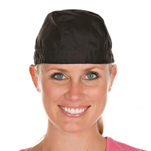 Hygostar Bandana Polycotton Kopfbedeckung schwarz 50 Stück