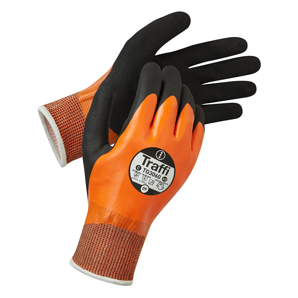 TraffiGlove TG3060 Nitril-Arbeitshandschuh wasserabweisend