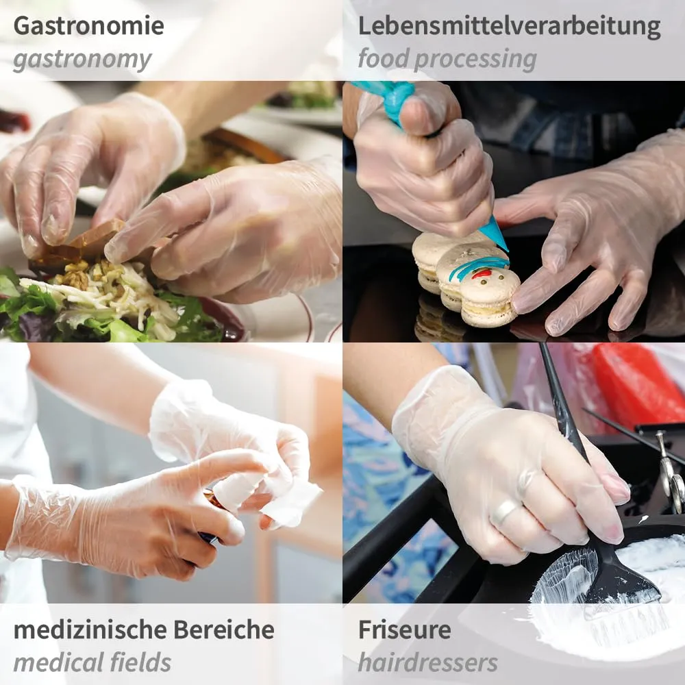 Franz Mensch Hygonorm Ideal Light Vinylhandschuhe 1000 Stück L puderfrei