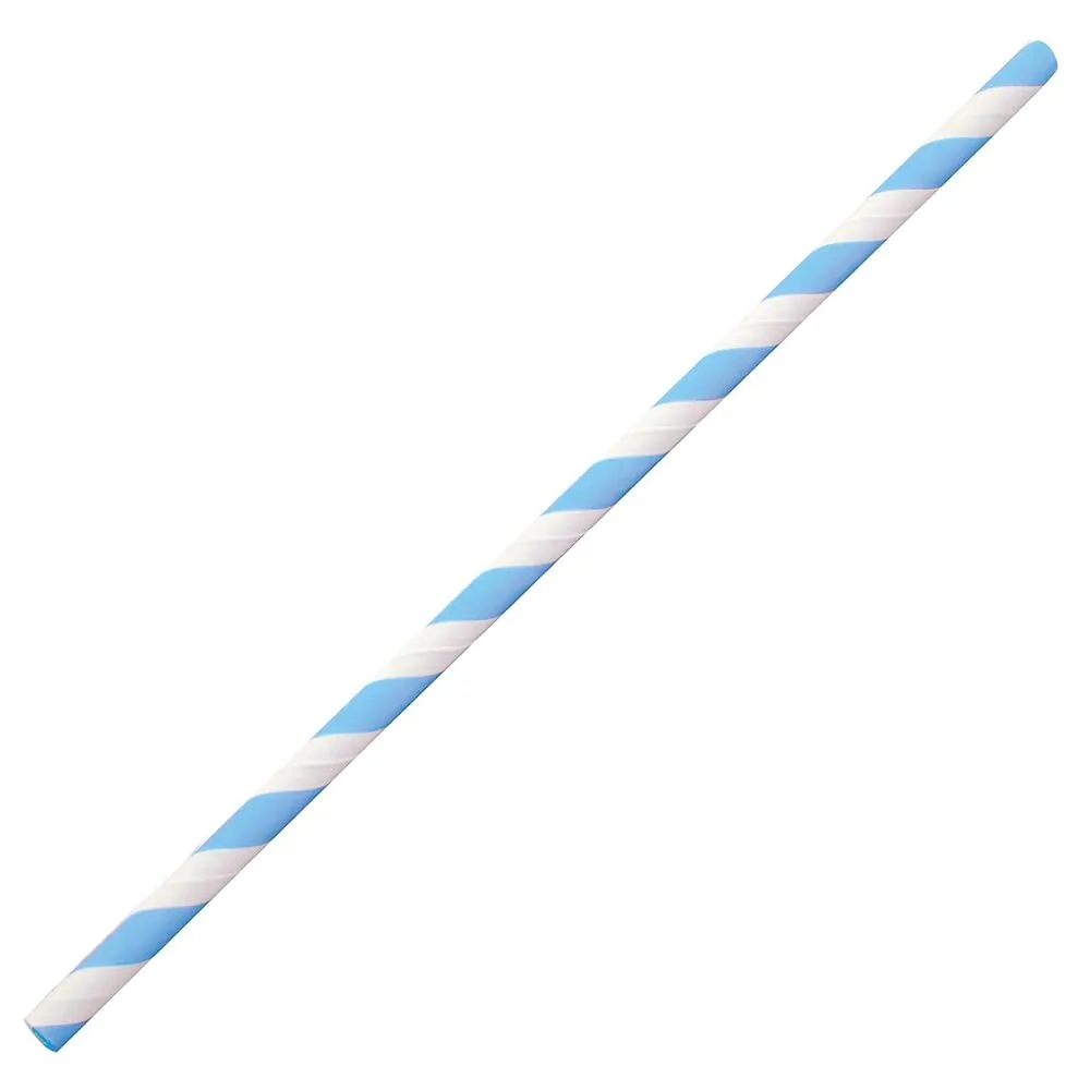 NatureStar Trinkhalme Papier 19,7cm grün-weiß 5000 Stk