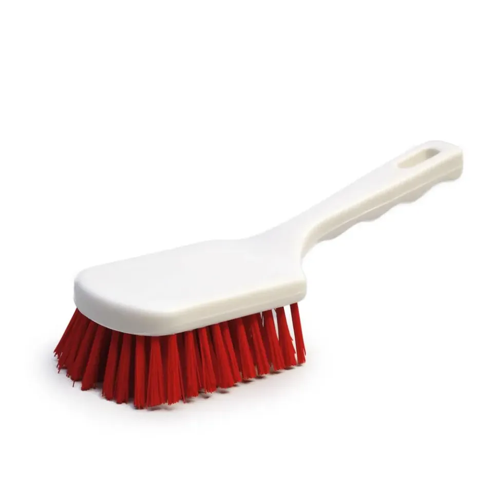 Hygoclean Handbürste rot 4x23cm harte Borsten
