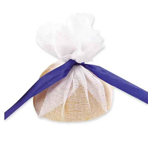 Hygostar Lemon Wrap Zitronenserviertuch weiß-blau 1000 Stück lebensmittelecht