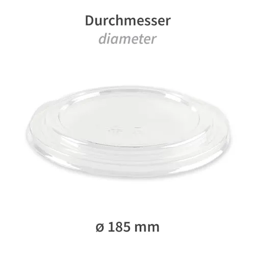 NatureStar Caesar Deckel rPET Ø 18,5 cm 300 Stück