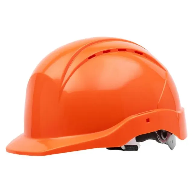 Nitras Head Protect Schutzhelm HDPE mit Kinnriemen belüftet