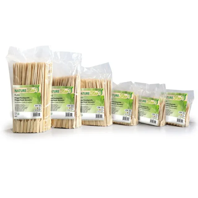 NatureStar Flag Fingerfood-Spieße Bambus 7cm 10000 Stück