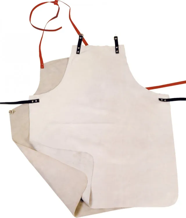 Nitras 2101 Lederschürze Beige 80x100 cm Vollleder