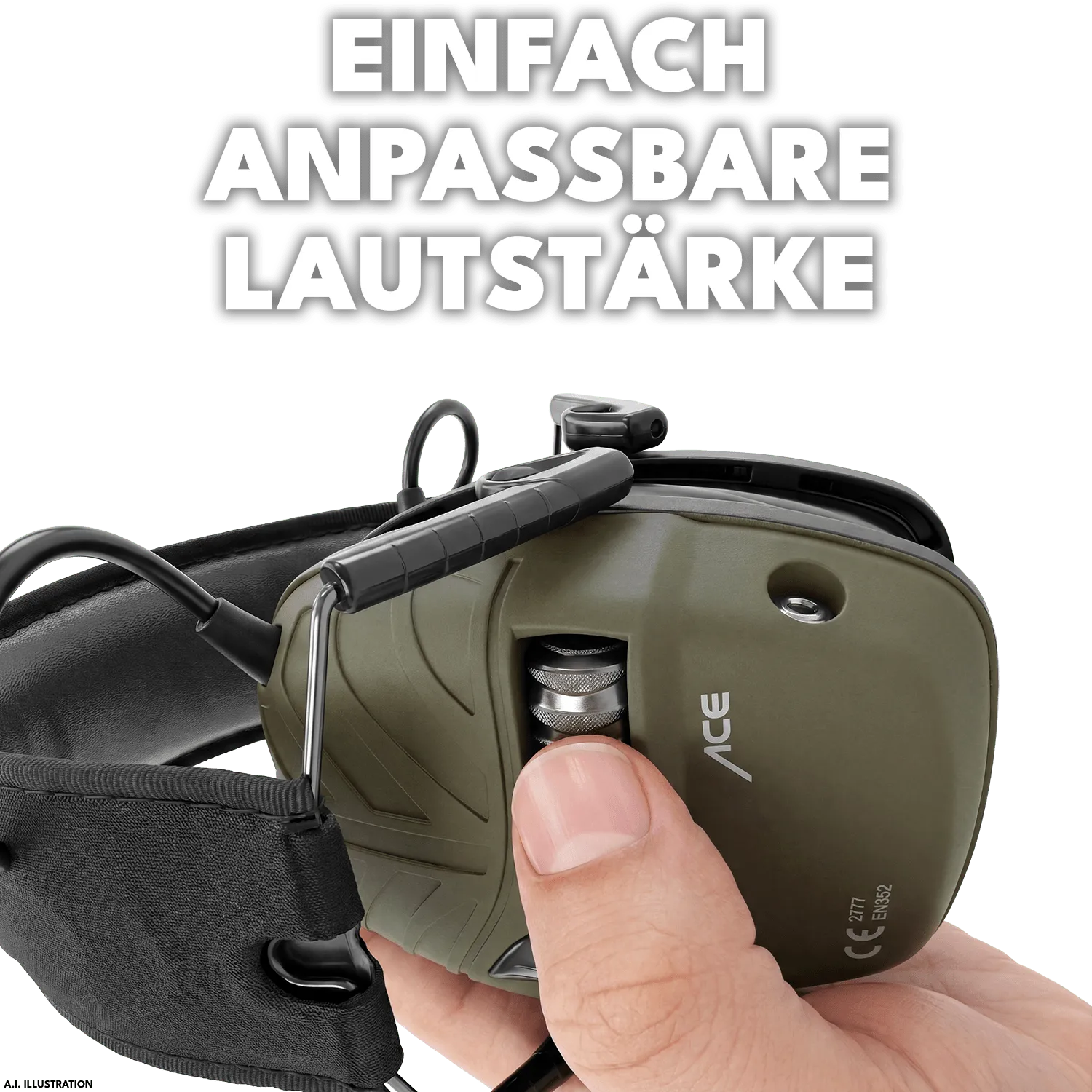 ACE Alpha Kapsel Gehörschutz Aktiv SNR 29dB