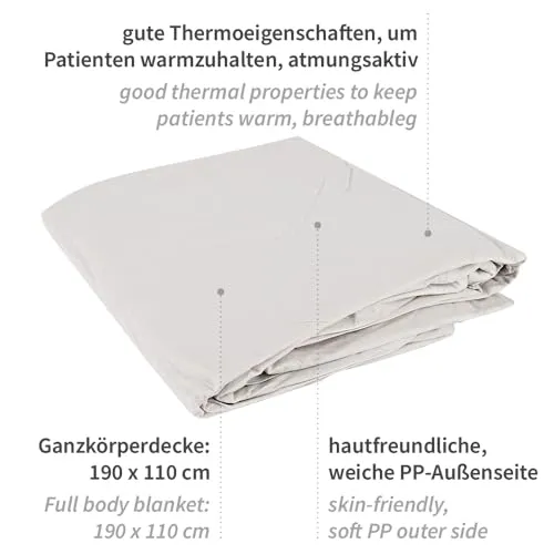 Hygostar Einmaldecke 12-lagig 190x110 cm 25 Stück weiß