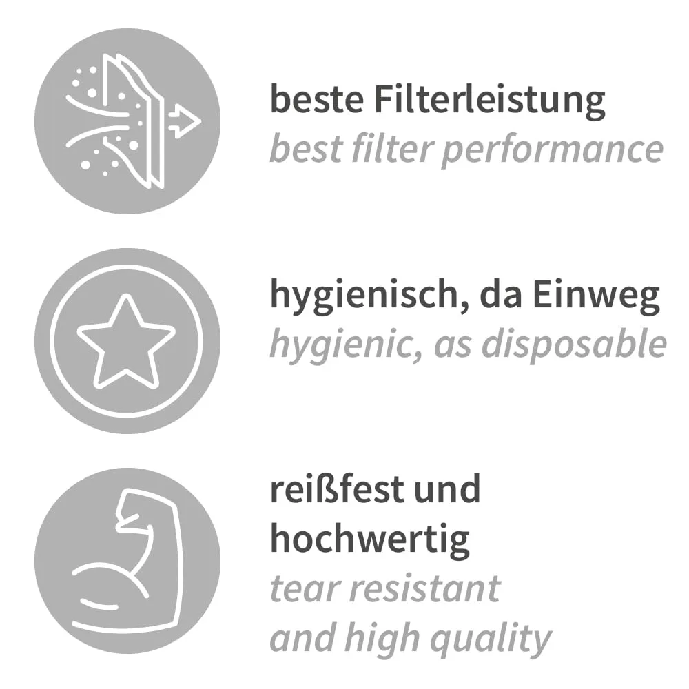 Franz Mensch Hygostar Filterstar Passiertücher 10er XL weiß