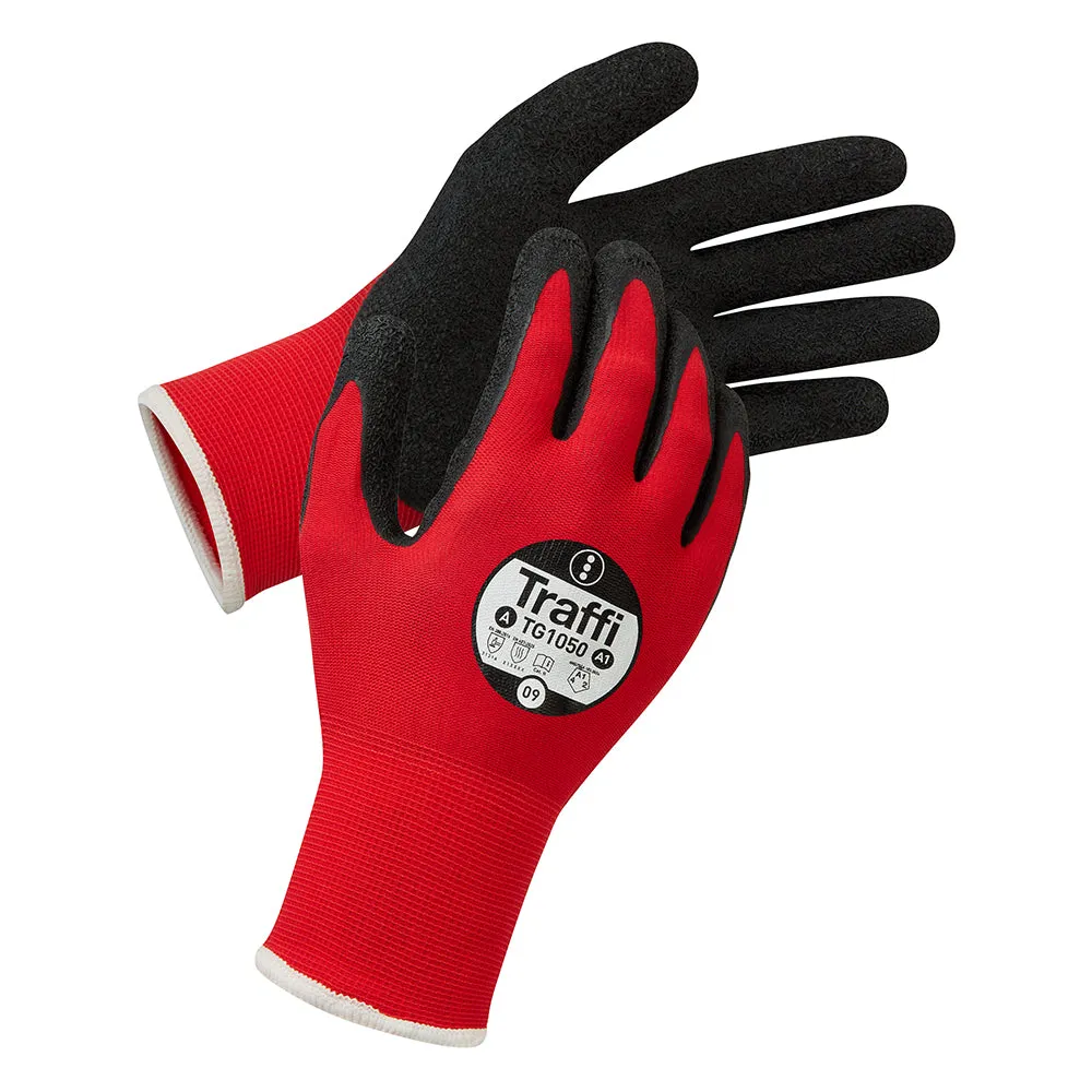 TraffiGlove TG1050 Latex Arbeitshandschuhe Schnitt A leicht