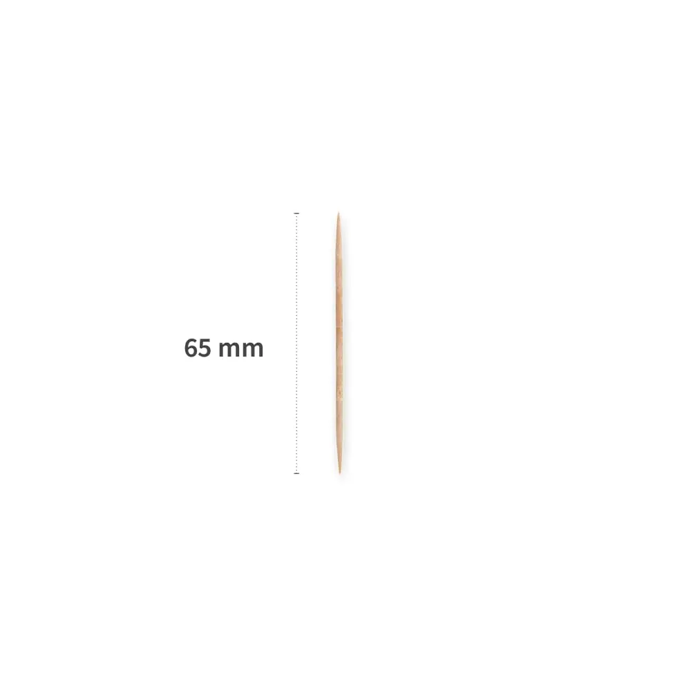NATUREStar Zahnstocher Holz einzeln verpackt 6,5cm 20000 St