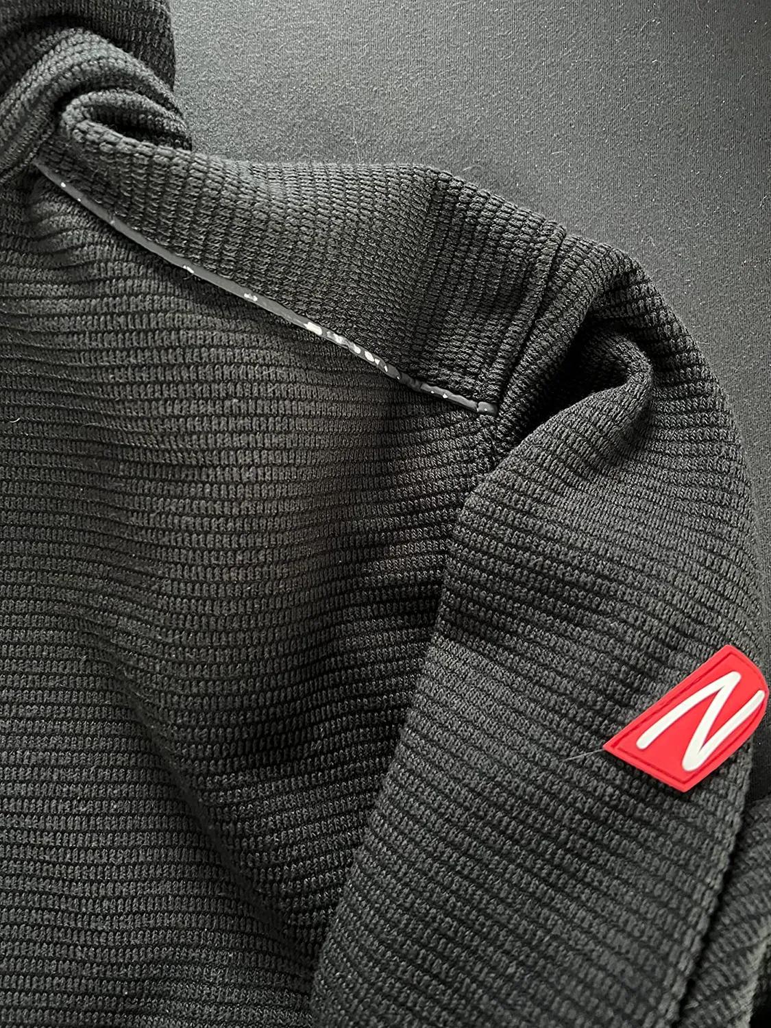 Nitras Motion Tex Plus Arbeitspullover Schwarz Stehkragen