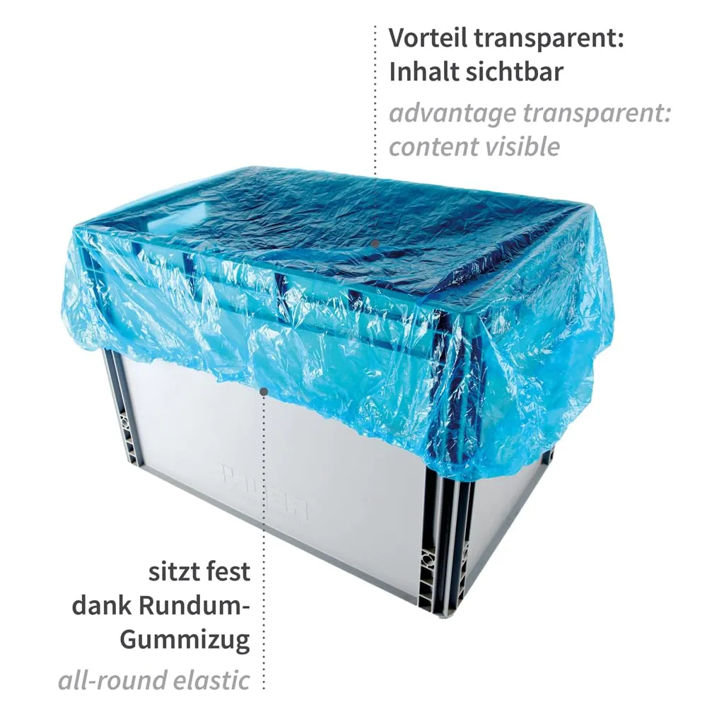 Hygostar Abdeckhaube Light 125x105 Abdeckhaube 100 Stück blau