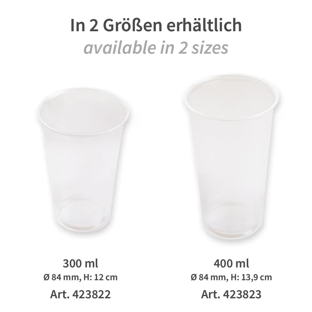 Hygostar Trinkbecher PP transparent 300 ml 1000 Stück
