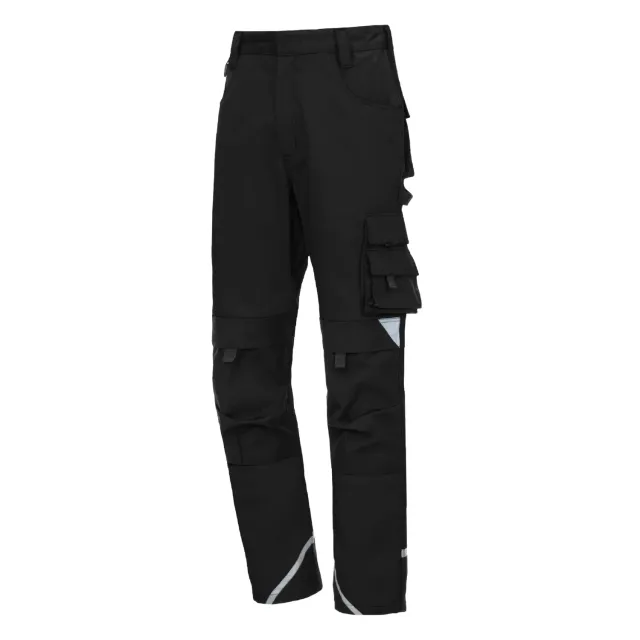Nitras Motion Tex Plus Arbeitshose Cargohose Schwarz
