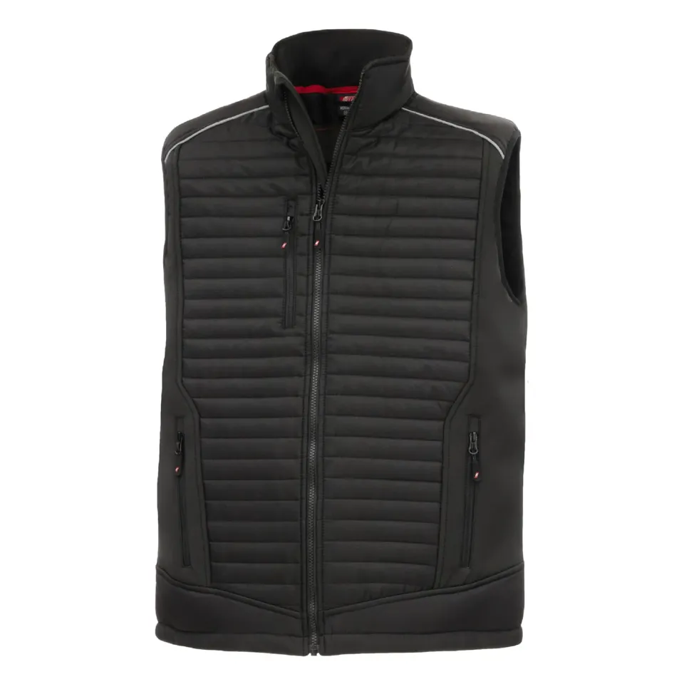 Nitras Motion Tex Plus Arbeitsweste Schwarz XL Softshell