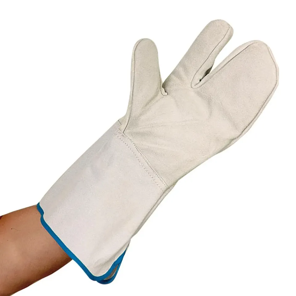 Hygostar Coolman Ofenhandschuh Leder 36 cm 2 Stück hitzefest