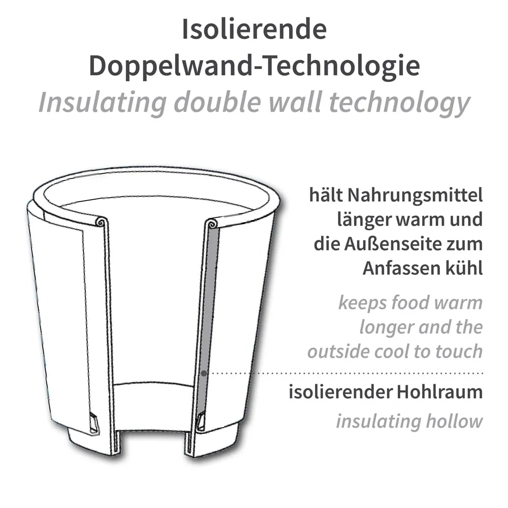 Hygostar Schnabelbecher Pappbecher orange 600 Stück 0,3 l doppelwandig