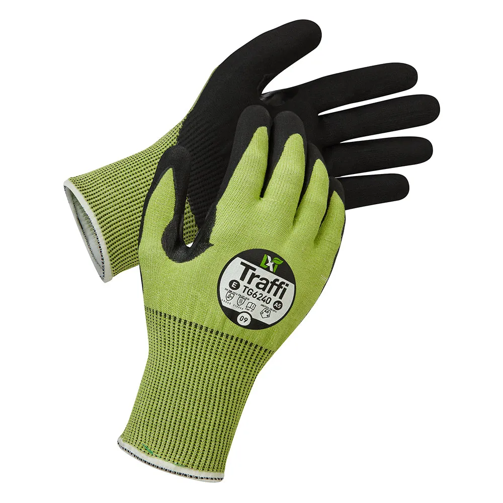 TraffiGlove TG6240 LXT Arbeitshandschuhe Nitril Schnittschutz E