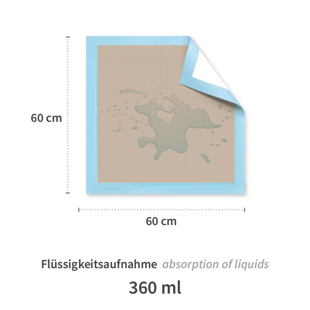 Franz Mensch Hygostar Bettunterlagen Bettschutz 60x60 150 Stück