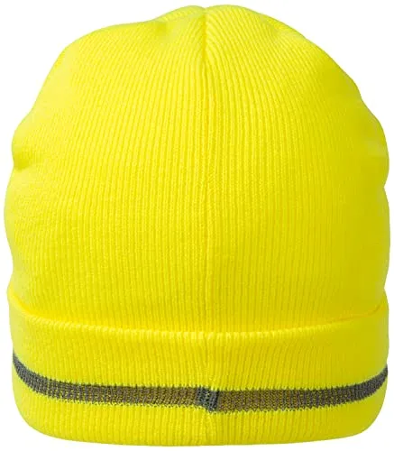 Nitras 730 Kids Wintermütze Warngelb Beanie Thinsulate