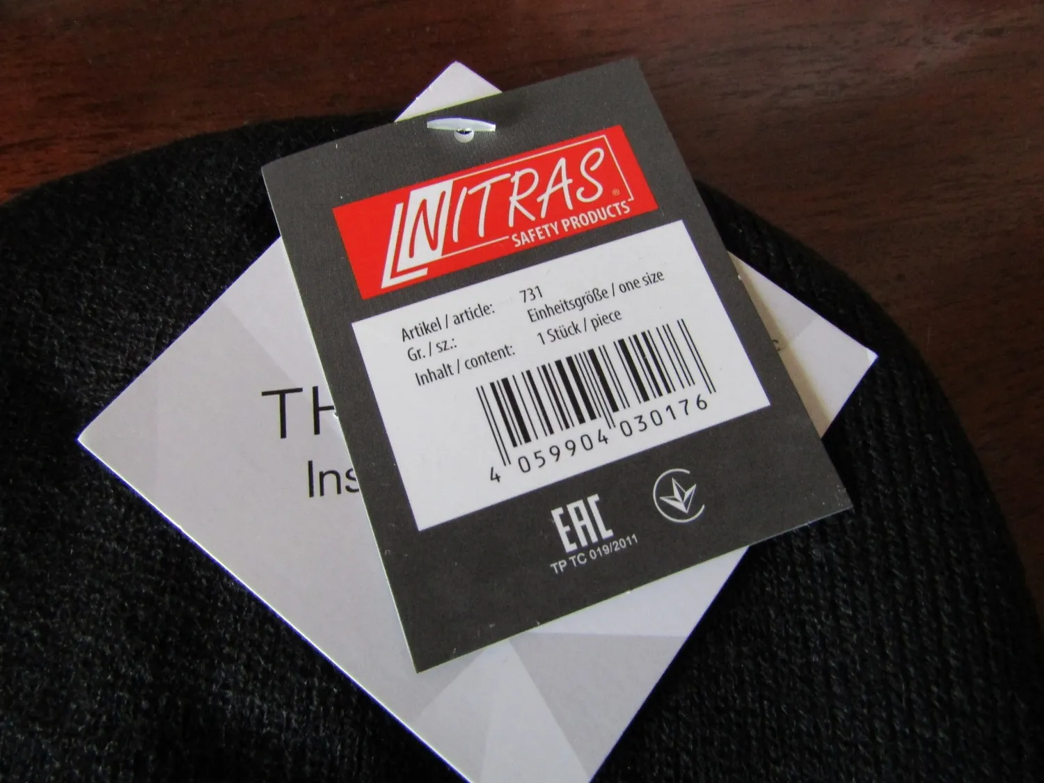 Nitras 732 Wintermütze Beanie Thinsulate Schwarz
