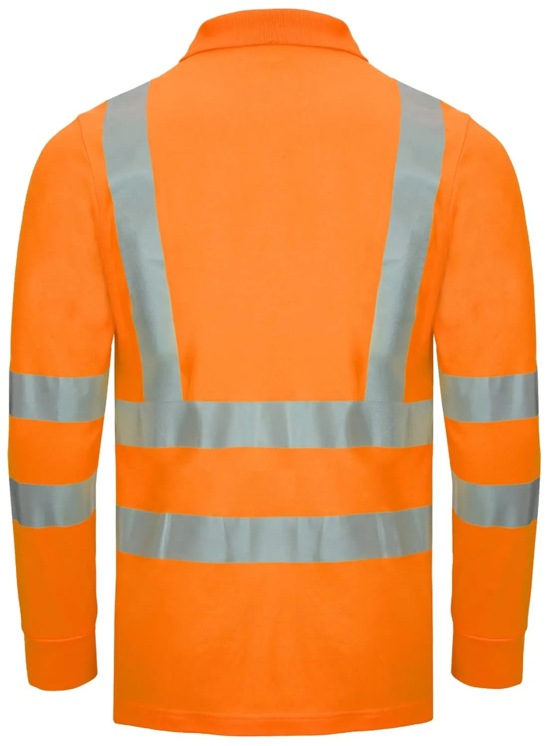 Nitras Motion Tex Viz Warnpolo langarm Reflex UV-Schutz