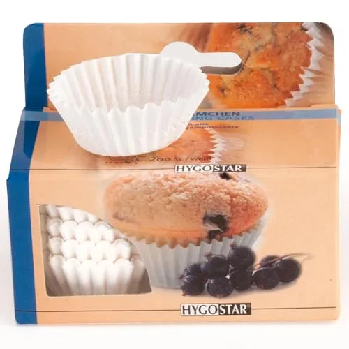 Franz Mensch Hygostar Muffinförmchen Papier weiß Ø3,5 cm 2400 Stk