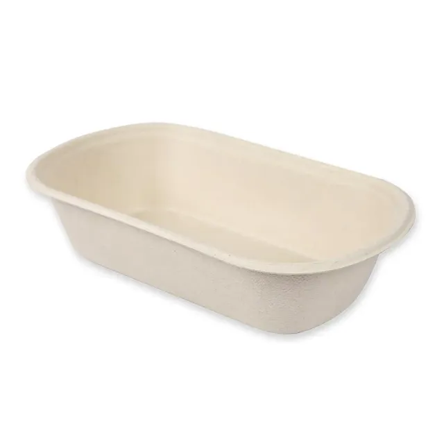 NatureStar Imbiss-Schalen oval Zuckerrohr 800 ml 500 Stück