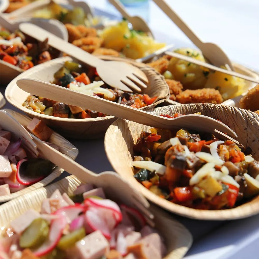 NatureStar Holz Besteckset Spork 500 Stück Wachs