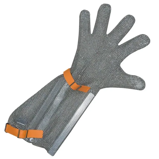 Hygostar Stechschutz-Handschuh Edelstahl XL mit Stulpe