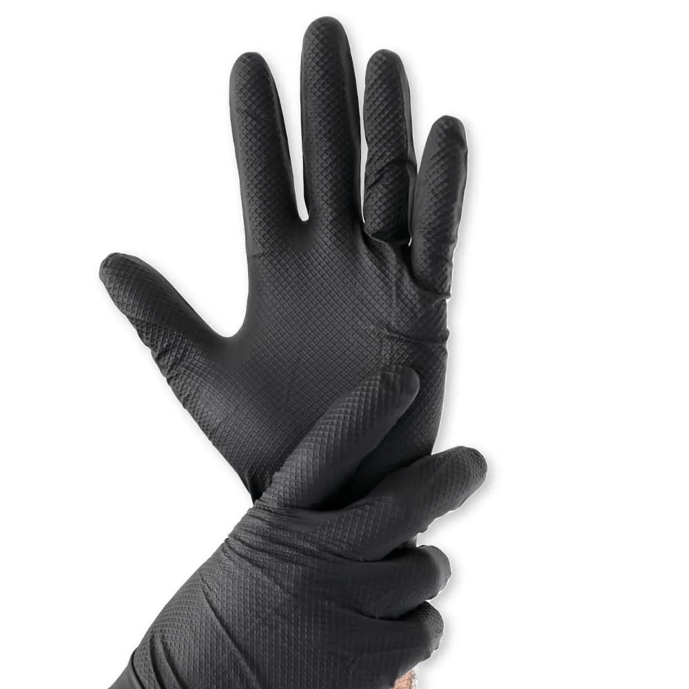 Hygostar Power Grip Light Nitrilhandschuhe 8/M 100 Stück blau