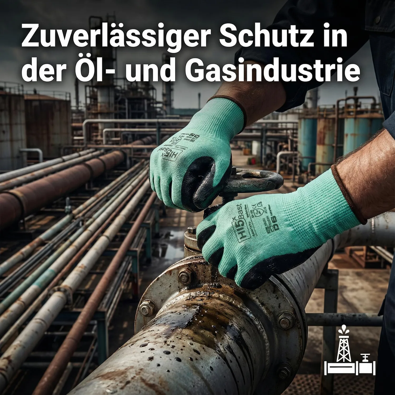 Hi5 X-Basic HI583 Arbeitshandschuhe XXL 12 Stück Nitril