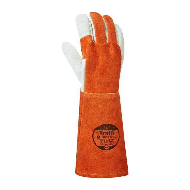 TraffiGlove TG2080 MIG Schweißerhandschuh Leder Schnittschutz B