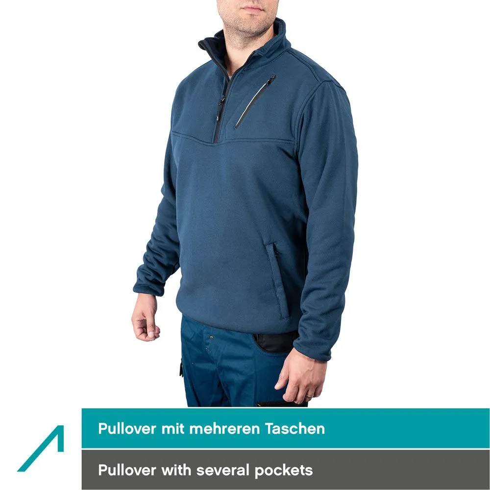 ACE Handyman Fleece-Arbeitspullover Navy L warm 360g