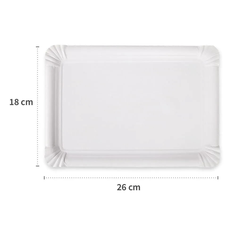 Franz Mensch NatureStar Pappteller rechteckig 18x26cm 500er