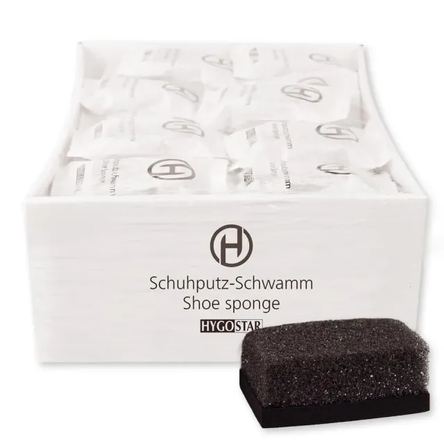 Franz Mensch Hygostar Schuhputzschwamm 1000St PET schwarz