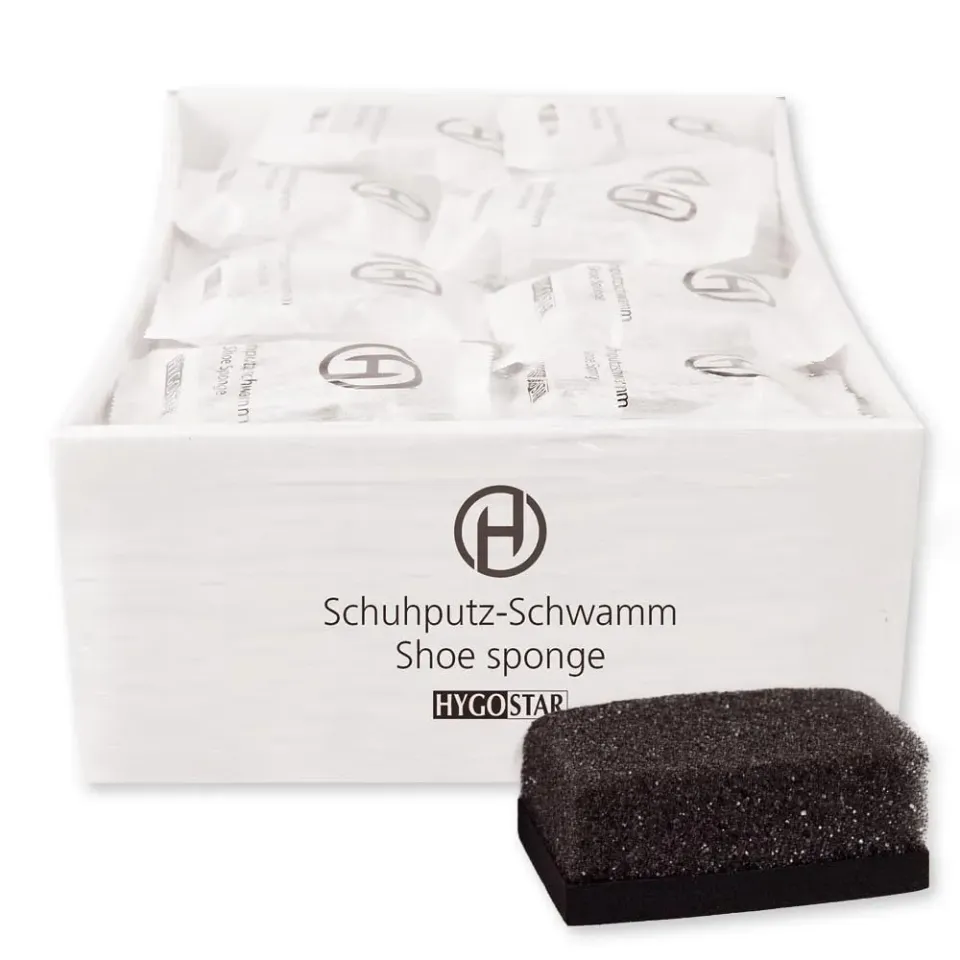 Franz Mensch Hygostar Schuhputzschwamm 1000St PET schwarz