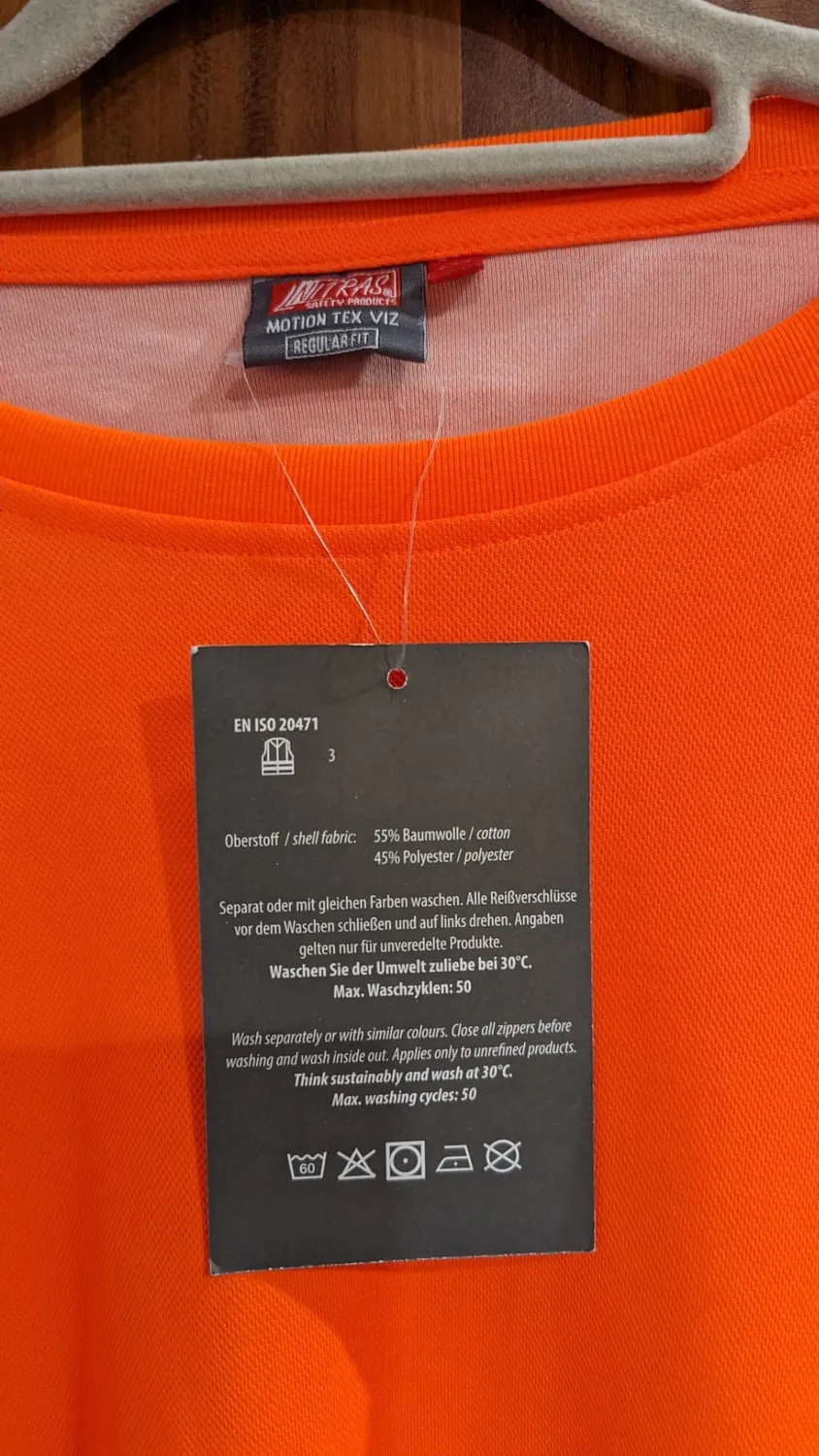 Nitras Motion Tex Viz Warnshirt langarm XL